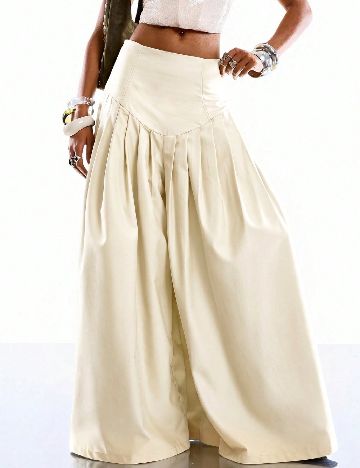 Pantaloni SHEIN, ecru