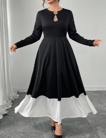 Rochie lunga SHEIN CURVE, negru