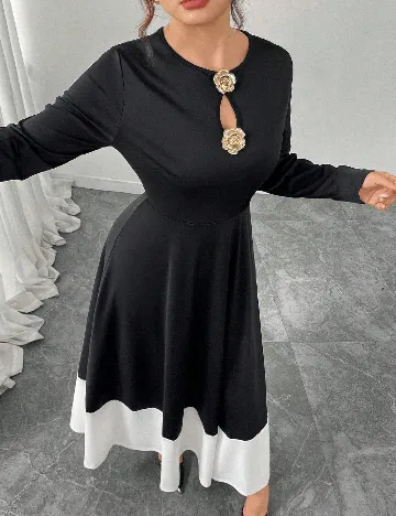 Rochie lunga SHEIN CURVE, negru