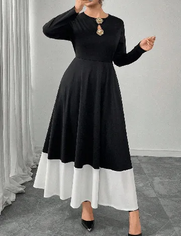 Rochie lunga SHEIN CURVE, negru