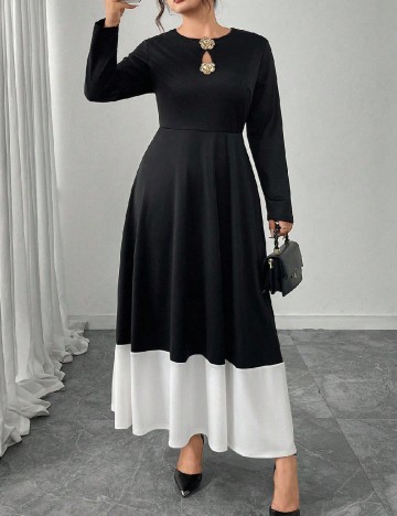 Rochie lunga SHEIN CURVE, negru