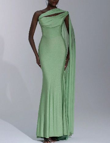 Rochie lunga SHEIN, verde