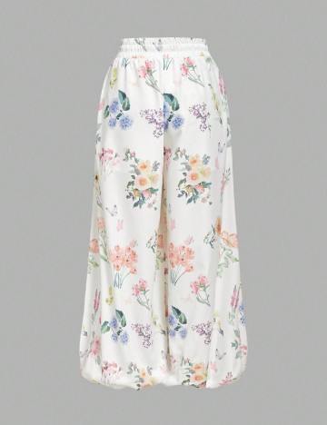 Pantaloni SHEIN, alb