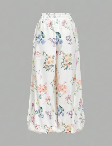 Pantaloni SHEIN, alb