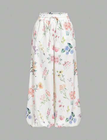 Pantaloni SHEIN, alb