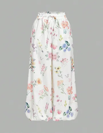 Pantaloni SHEIN, alb