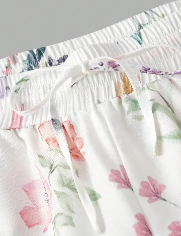 Pantaloni SHEIN, alb
