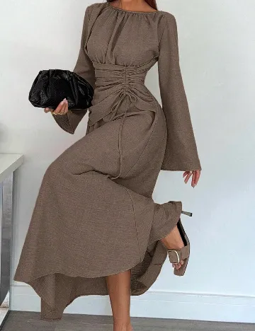 Rochie lunga SHEIN, maro
