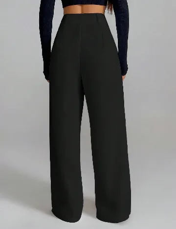 Pantaloni SHEIN, negrun