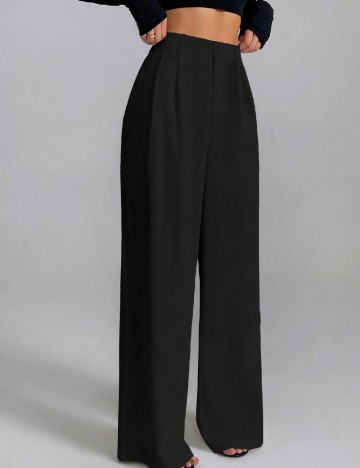 Pantaloni SHEIN, negrun