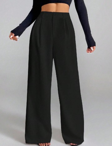 Pantaloni SHEIN, negrun