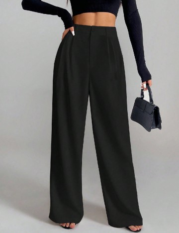 Pantaloni SHEIN, negrun