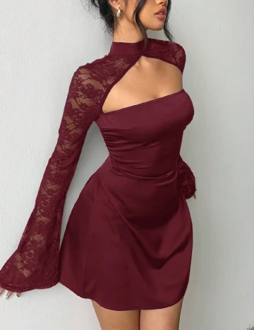 Rochie scurta SHEIN, visiniu