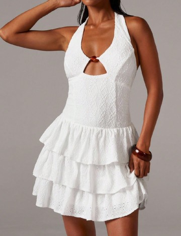 Rochie scurta SHEIN, alb