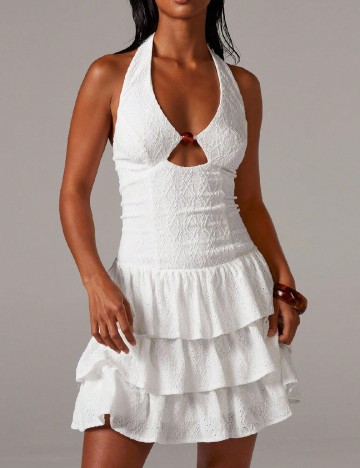 Rochie scurta SHEIN, alb