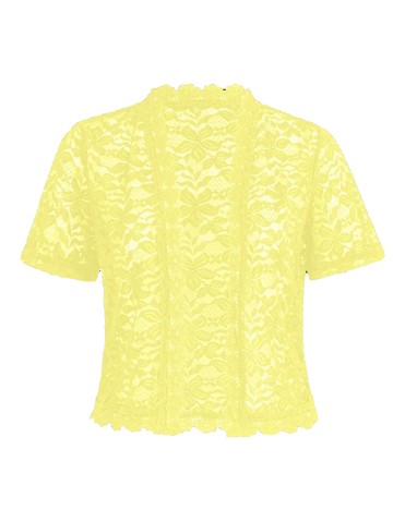 Bolero SHEIN, galben