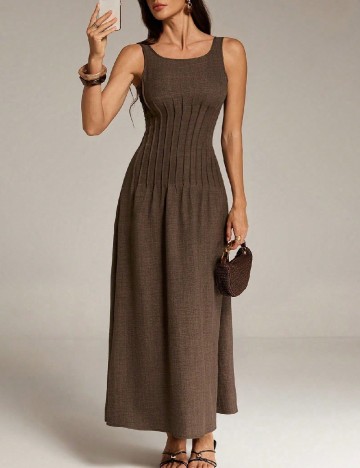 Rochie lunga SHEIN, maro