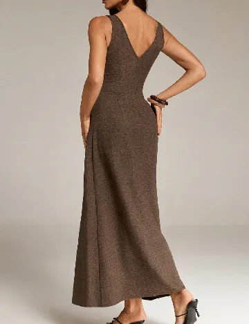 Rochie lunga SHEIN, maro