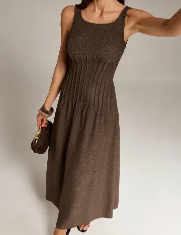 Rochie lunga SHEIN, maro