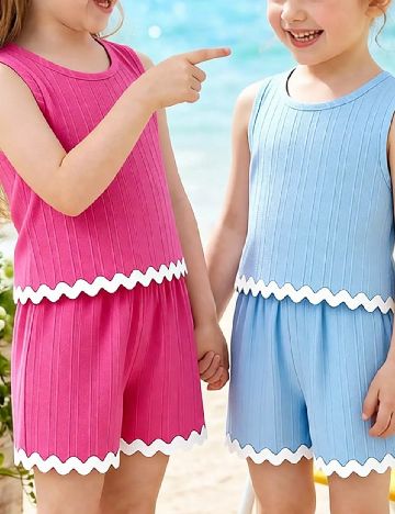 Set compleuri 2 bucati Shein Kids, mix culori