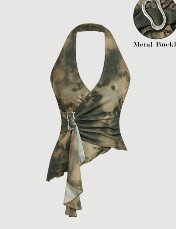 Top SHEIN, verde