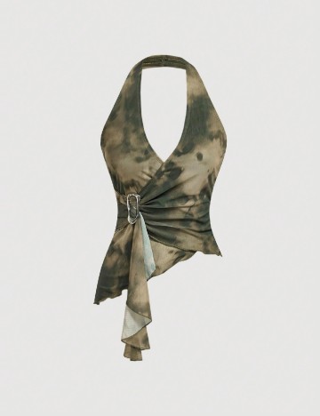Top SHEIN, verde