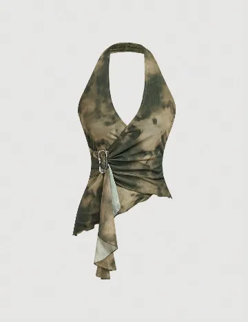 Top SHEIN, verde