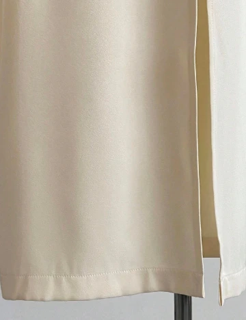 Rochie lunga SHEIN, albastru/crem
