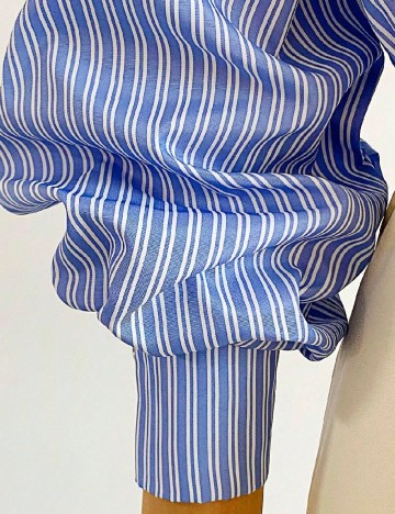 Rochie lunga SHEIN, albastru/crem
