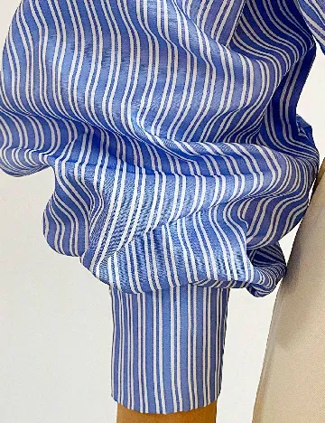 Rochie lunga SHEIN, albastru/crem
