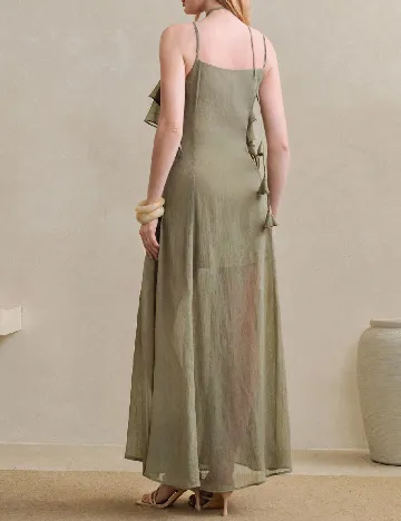 Rochie lunga SHEIN, verde