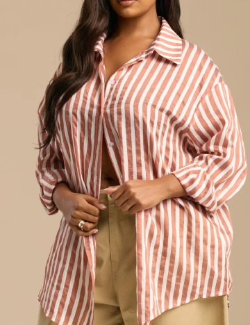 Camasa SHEIN CURVE, maro