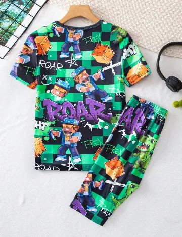 Pijama Shein Kids, mix culori