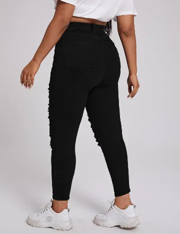 Blugi SHEIN CURVE, negru