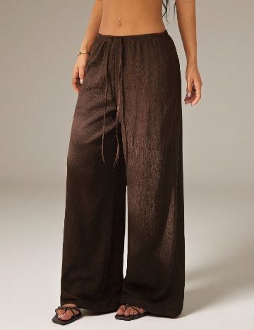 Pantaloni SHEIN, maro