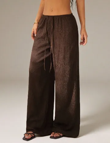 Pantaloni SHEIN, maro