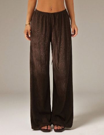 Pantaloni SHEIN, maro