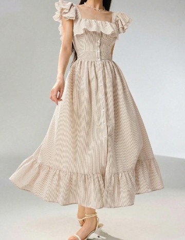 Rochie lunga SHEIN, maro