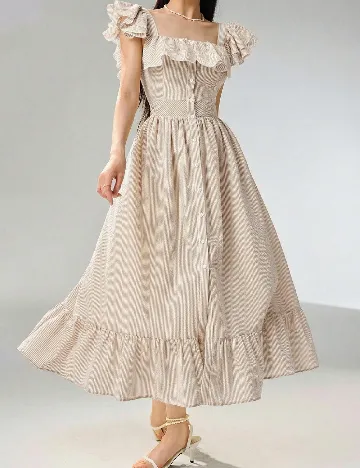 Rochie lunga SHEIN, maro
