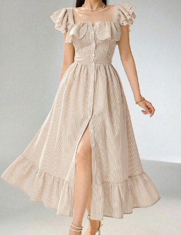 Rochie lunga SHEIN, maro