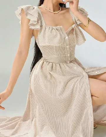 Rochie lunga SHEIN, maro