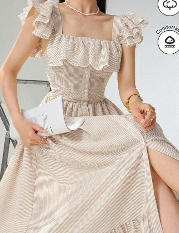 Rochie lunga SHEIN, maro