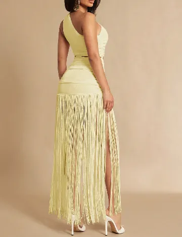 Rochie lunga SHEIN, galben deschis
