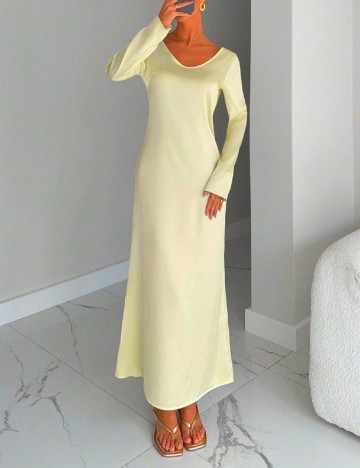 Rochie lunga SHEIN, galben