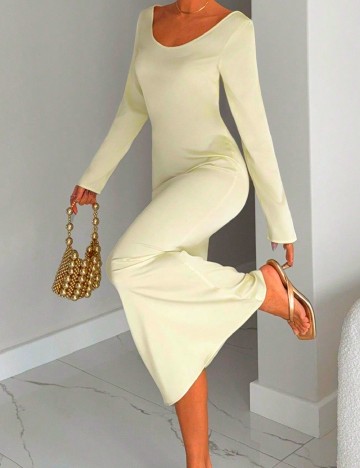 Rochie lunga SHEIN, galben
