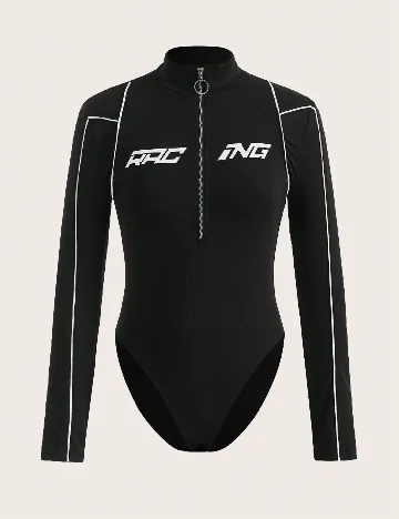 Body SHEIN CURVE, negru