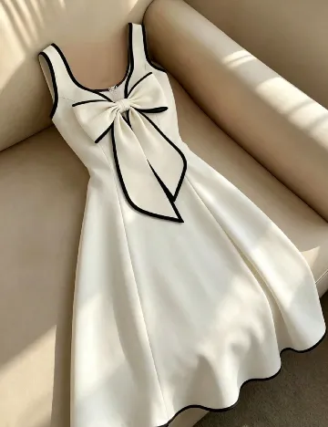 Rochie medie SHEIN, alb