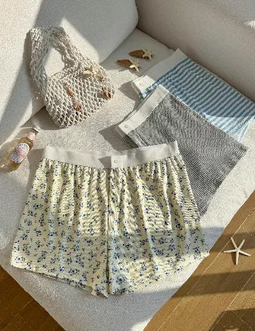 Set Pantaloni scurti 3 perechi SHEIN CURVE, mix culori