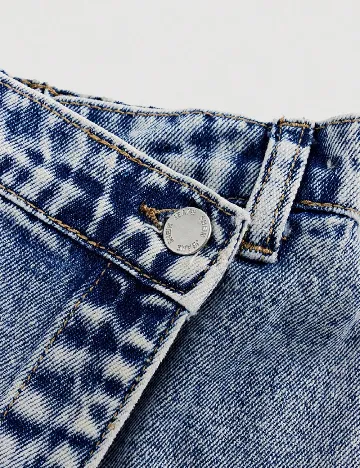 Fusta pantalon Shein Kids, albastru
