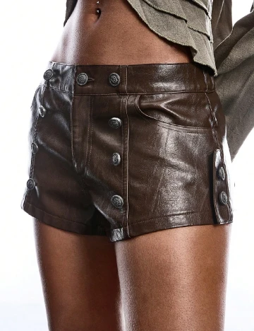 Pantaloni scurti SHEIN CURVE, kaki